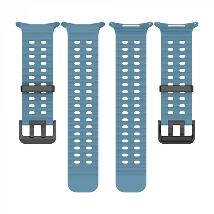 Samsung Watch Ultra 47mm Uyumlu-118 Tırtıklı Tasarım Silikon Kordon