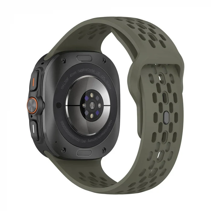Samsung Watch Ultra 47mm KRD-119 Delikli Tasarım Silikon Kordon