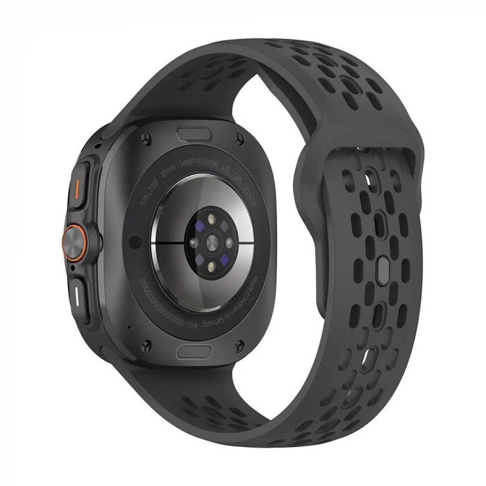 Samsung Watch Ultra 47mm KRD-119 Delikli Tasarım Silikon Kordon