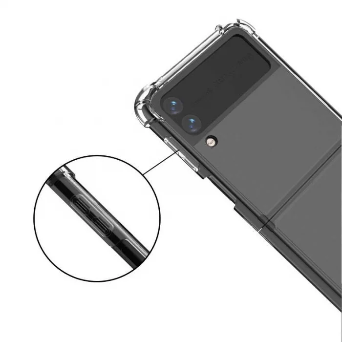 Samsung Z Flip 3 Kılıf  Nitro Anti Shock Silikon