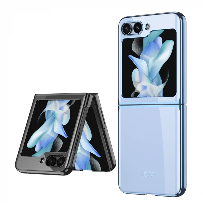 Samsung Z Flip 5 Kılıf Kıpta Lensli Kapak