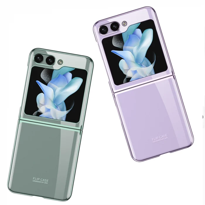 Samsung Z Flip 5 Kılıf Kıpta Lensli Kapak