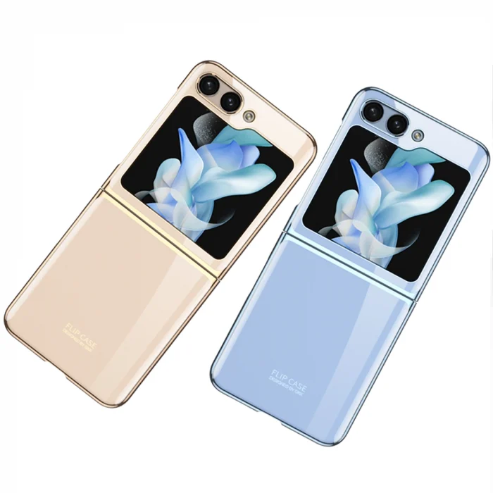 Samsung Z Flip 5 Kılıf Kıpta Lensli Kapak