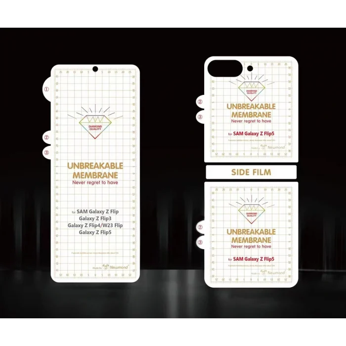 Samsung Z Flip 5 Narr Tpu Çiftli Body Ekran Koruyucu