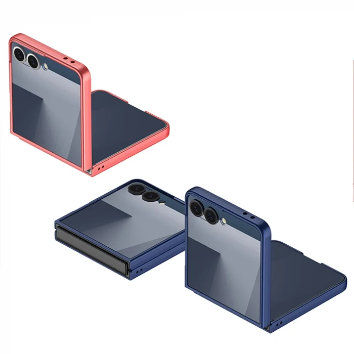 Samsung Z Flip 7 Kılıf Wireless Şarj Özellikli Kıpta M-safe Kapak