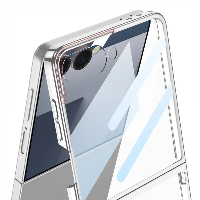 Samsung Z Flip 7 M-safe Şarj Özellikli Kıpta KPT-02 Standlı Kapak