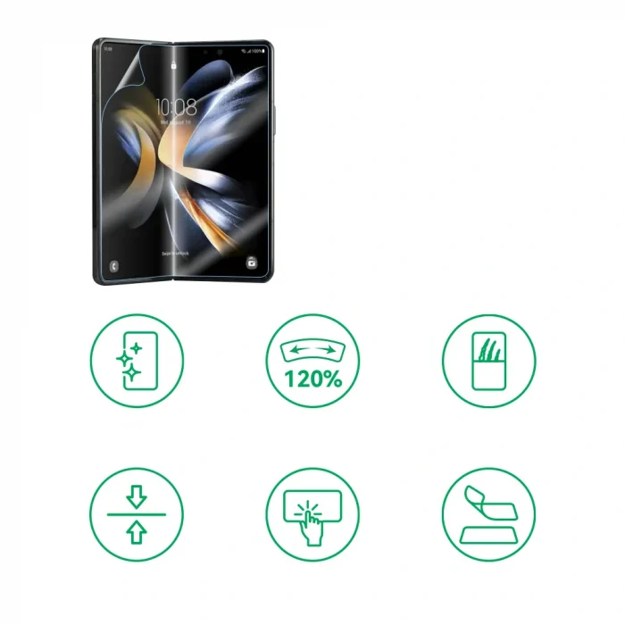 Samsung Z Fold 3 Hizalama Aparatlı S-Fit Body Ekran Koruyucu