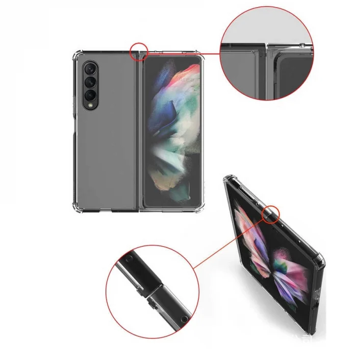 Samsung Z Fold 4 Kılıf  Nitro Anti Shock Silikon