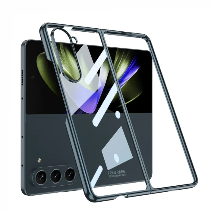 Samsung Z Fold 5 Kılıf Full Camlı Kıpta Kapak