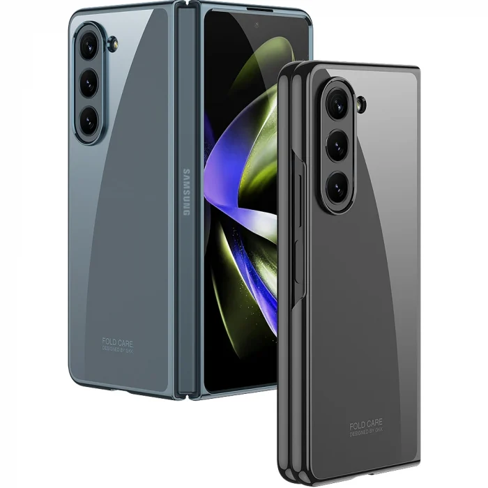 Samsung Z Fold 5 Kılıf Full Camlı Kıpta Kapak