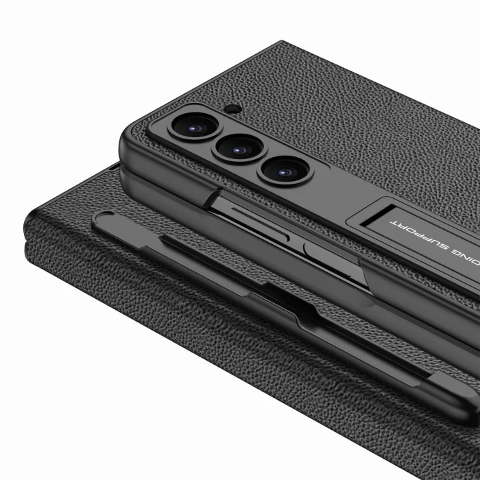 Samsung Z Fold 5 Kılıf Kalem Bölmeli Droga Kapak