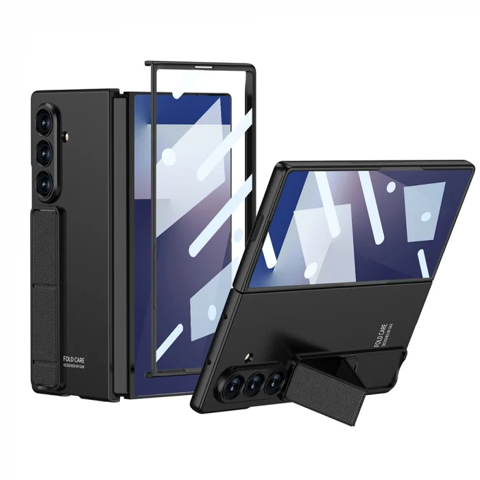 Samsung Z Fold 7 Kılıf Standlı Kıpta Qstand Kapak