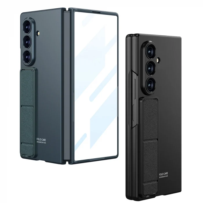 Samsung Z Fold 7 Kılıf Standlı Kıpta Qstand Kapak