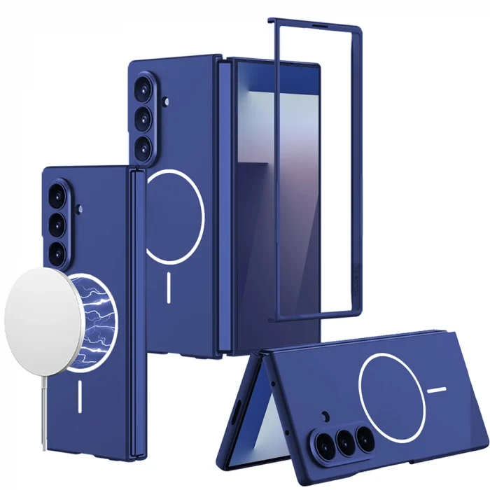 Samsung Z Fold 7 Kılıf Wireless Şarj Özellikli Kıpta M-safe Kapak