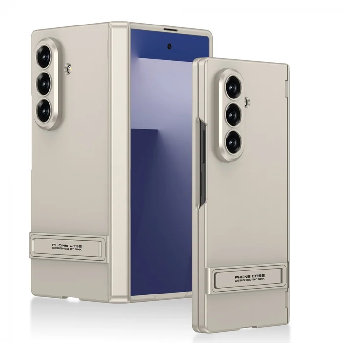 Samsung Z Fold 7 Kılıf Kıpta Standlı Kapak