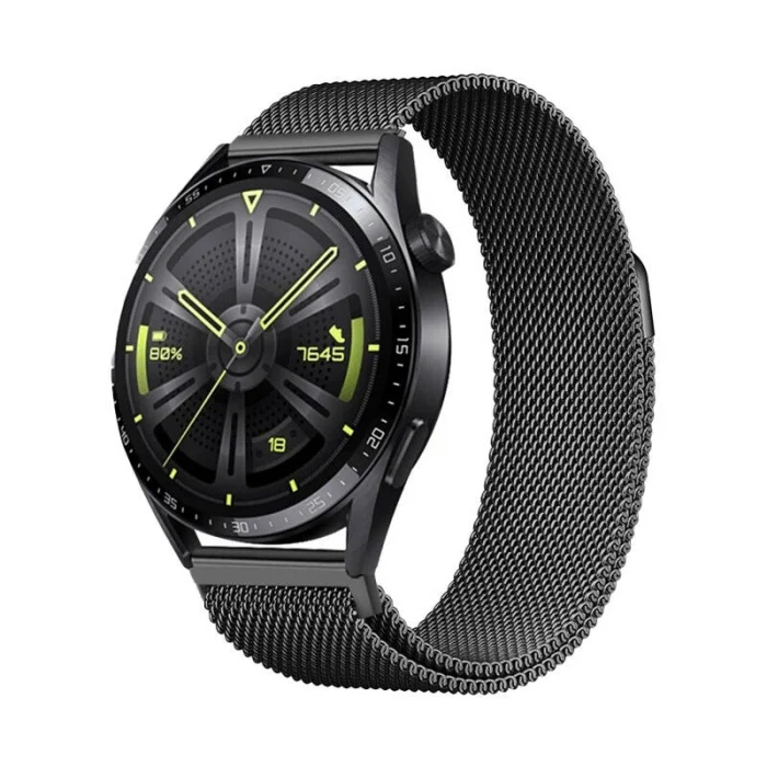 Gear S2 Band-12 20mm Metal Hasır Kordon