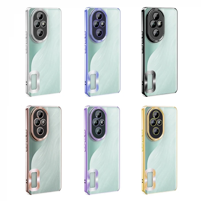 Honor 200 Pro Kılıf Kamera Korumalı Logo Gösteren Omega Kapak