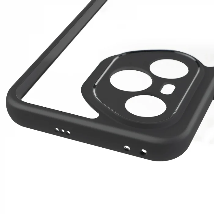 Honor 400 Pro Kılıf Kamera Korumalı Şeffaf Arka Yüzey New Roll Kapak