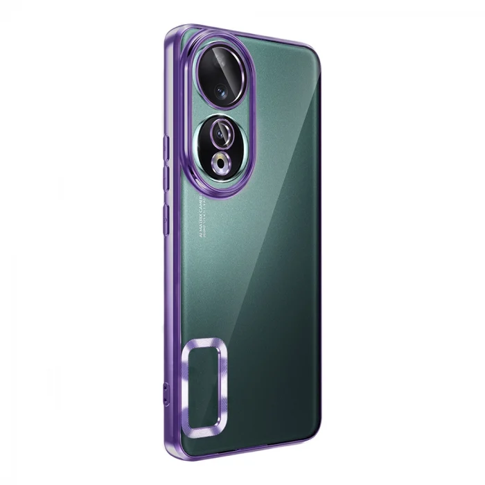 Honor 90 Kılıf Kamera Korumalı Logo Gösteren Omega Kapak