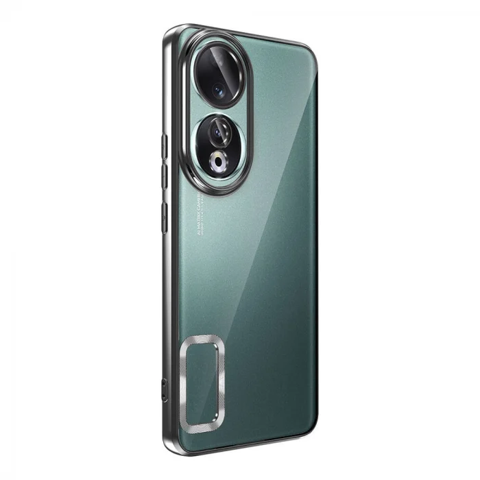 Honor 90 Kılıf Kamera Korumalı Logo Gösteren Omega Kapak