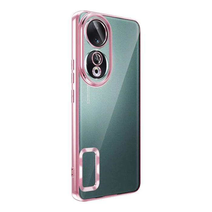 Honor 90 Kılıf Kamera Korumalı Logo Gösteren Omega Kapak