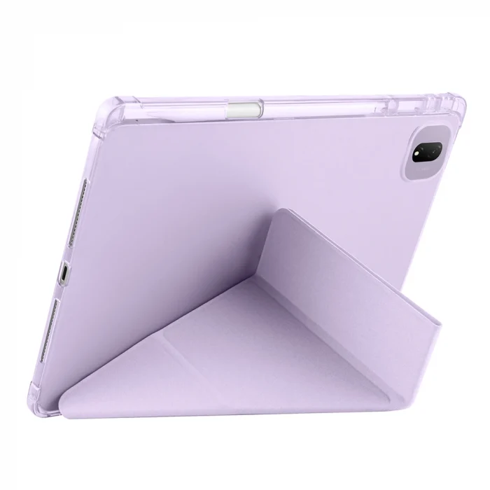 Honor MagicPad 2 Kılıf Tri Folding Kalem Bölmeli Standlı Kılıf
