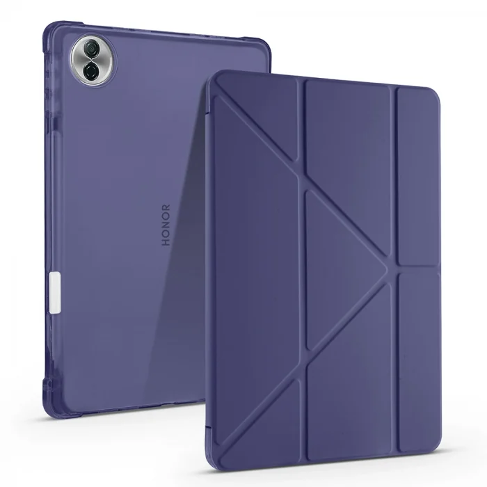 Honor Pad 10 12.1 Kılıf Tri Folding Kalem Bölmeli Standlı Kılıf