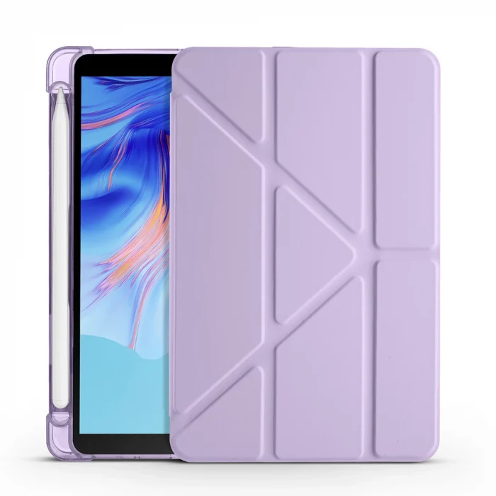 Honor Pad X7 8.7 Kılıf Zore Tri Folding Kalem Bölmeli Standlı Kılıf