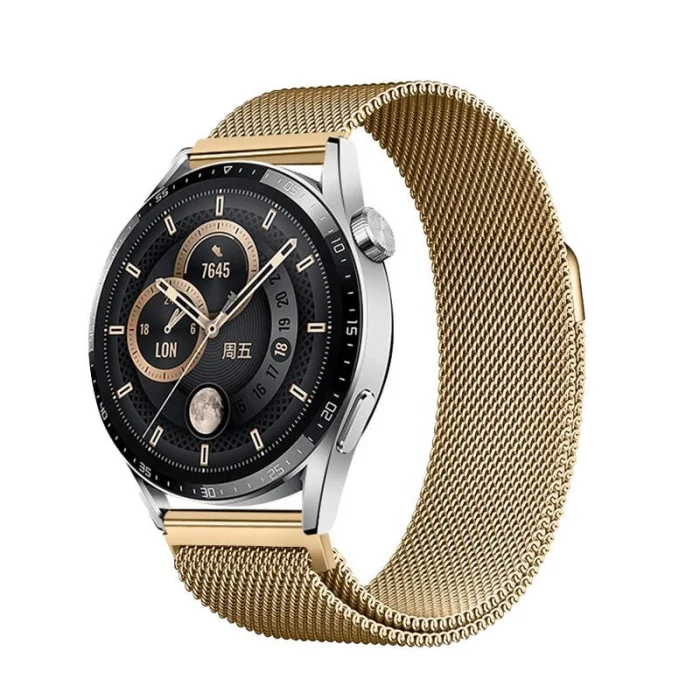 GT2 42mm Band-12 20mm Metal Hasır Kordon