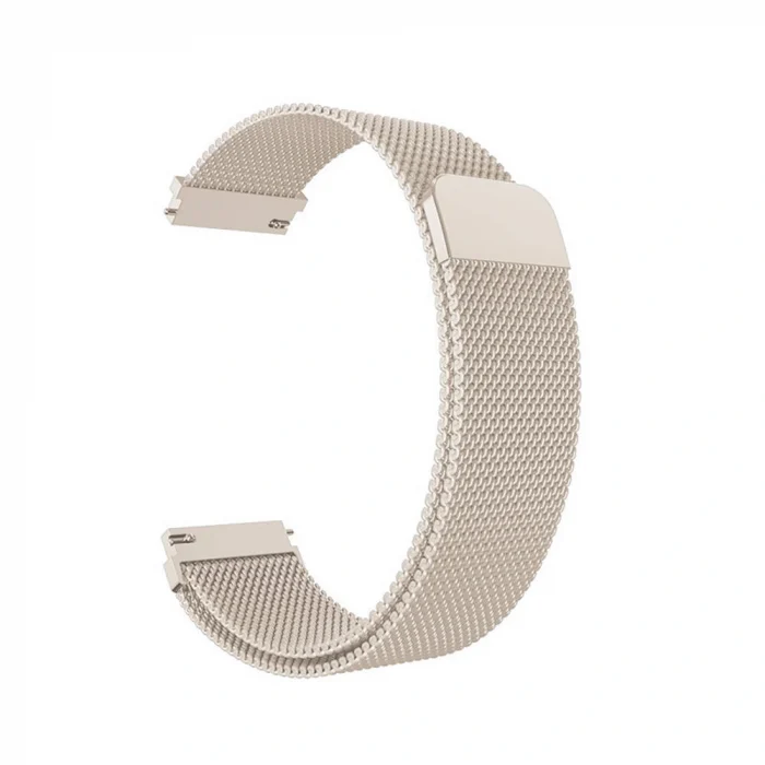 Huawei GT4 41mm Uyumlu-01 18mm Metal Hasır Kordon