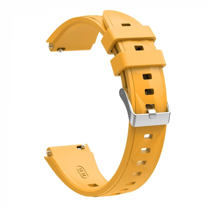 Huawei GT4 41mm Uyumlu-129 18mm Silikon Kordon Strap Kayış