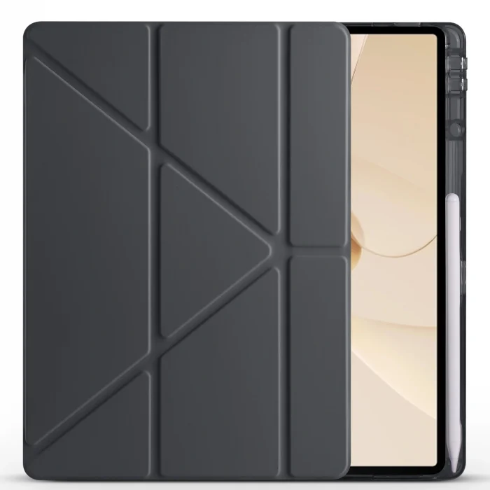 Huawei Matepad 12X Kılıf Tri Folding Kalem Bölmeli Standlı Kılıf