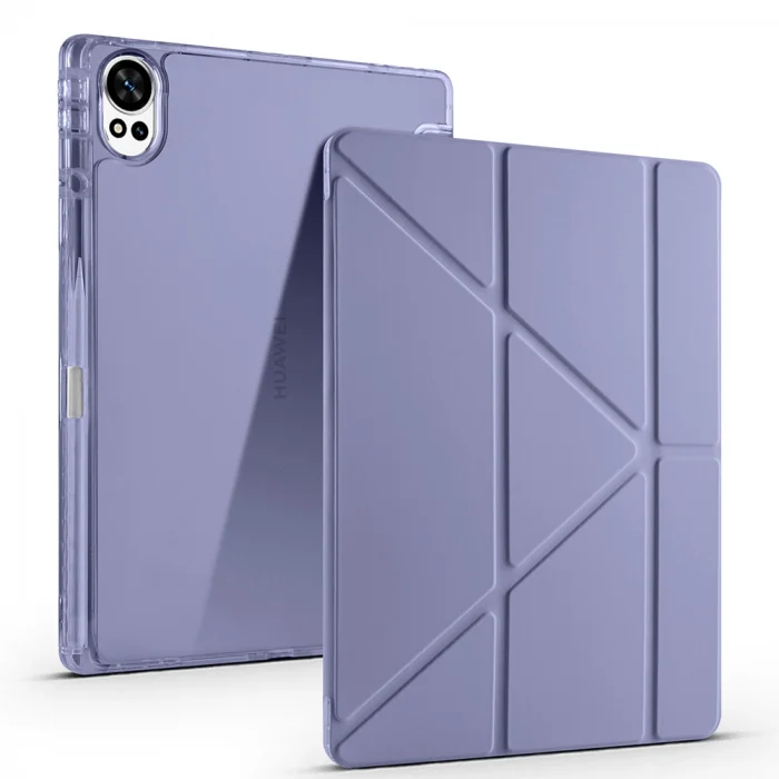 Huawei Matepad 12X Kılıf Tri Folding Kalem Bölmeli Standlı Kılıf