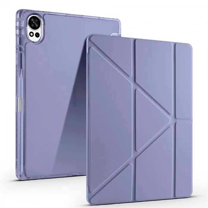 Huawei Matepad 12X Kılıf Tri Folding Kalem Bölmeli Standlı Kılıf