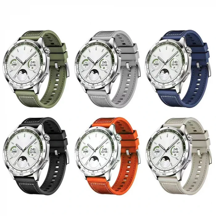 Huawei Watch GT 3 46mm Uyumlu-102 22mm Silikon Kordon