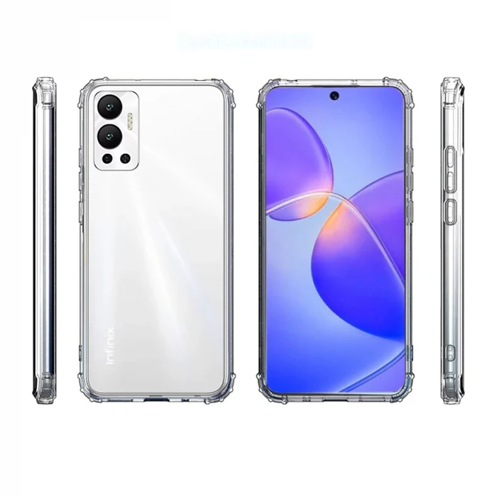 İnfinix Hot 12 Kılıf 2mm Anti Shock Silikon