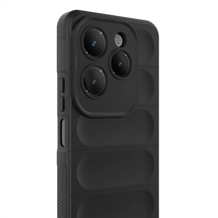 İnfinix Hot 40 Kılıf Esnek TPU Oyuklu Arka Yüzey Tasarımlı Etnik Silikon Kapak