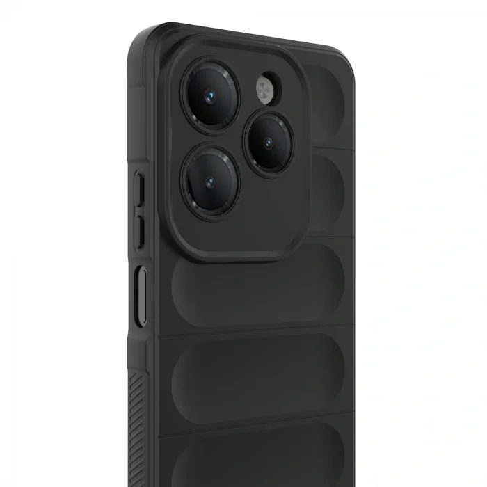 İnfinix Hot 40 Kılıf Esnek TPU Oyuklu Arka Yüzey Tasarımlı Etnik Silikon Kapak