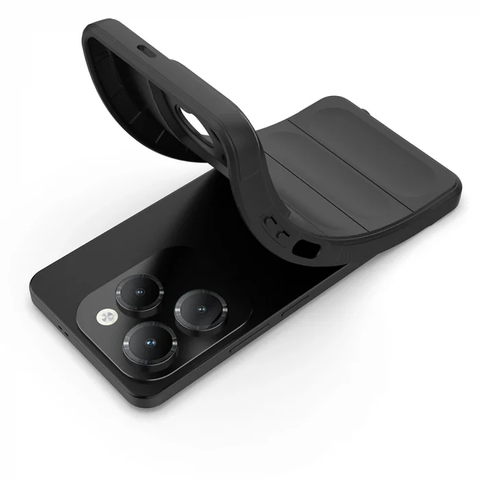 İnfinix Hot 40 Pro Kılıf Esnek TPU Oyuklu Arka Yüzey Tasarımlı Etnik Silikon Kapak