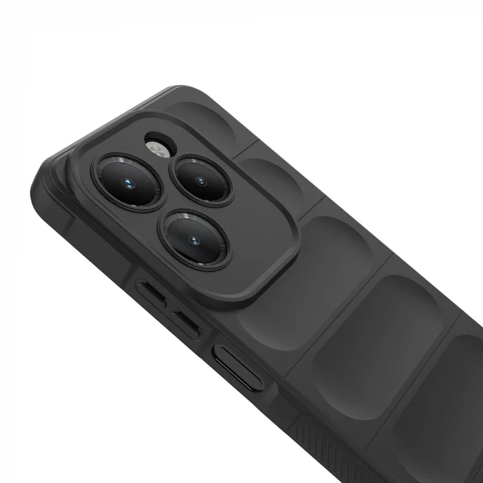 İnfinix Hot 40 Pro Kılıf Esnek TPU Oyuklu Arka Yüzey Tasarımlı Etnik Silikon Kapak