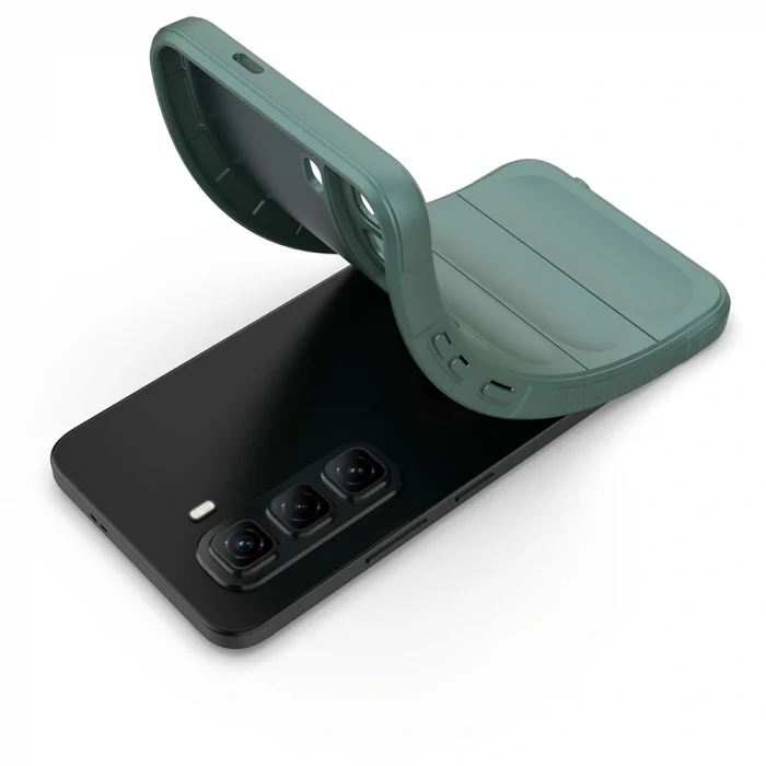 İnfinix Hot 50 4G Kılıf Esnek TPU Oyuklu Arka Yüzey Tasarımlı Etnik Silikon Kapak