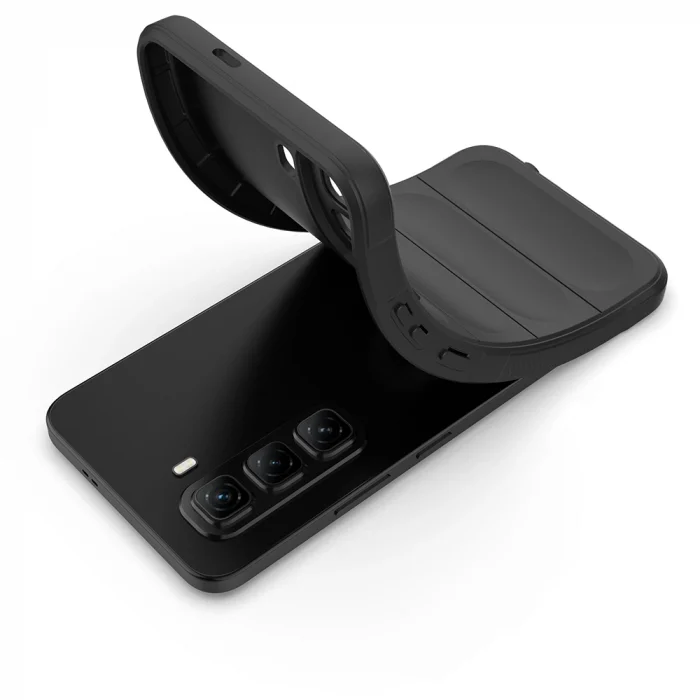 İnfinix Hot 50 4G Kılıf Esnek TPU Oyuklu Arka Yüzey Tasarımlı Etnik Silikon Kapak