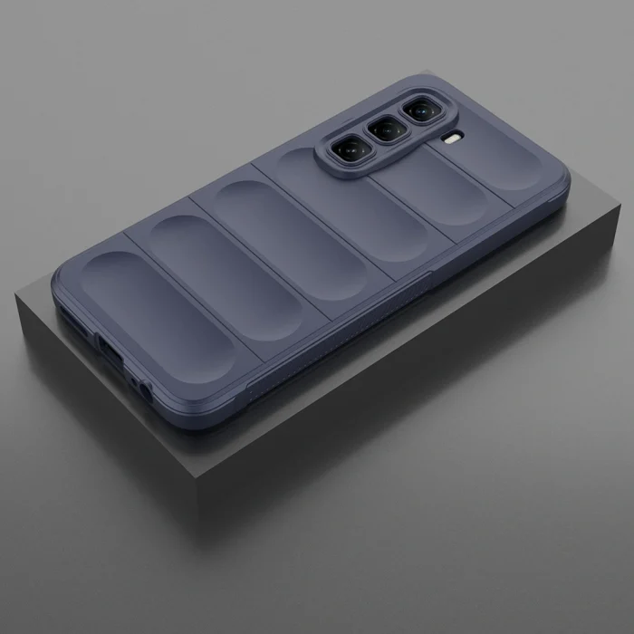 İnfinix Hot 50 Pro 4G Kılıf Esnek TPU Oyuklu Arka Yüzey Tasarımlı Etnik Silikon Kapak