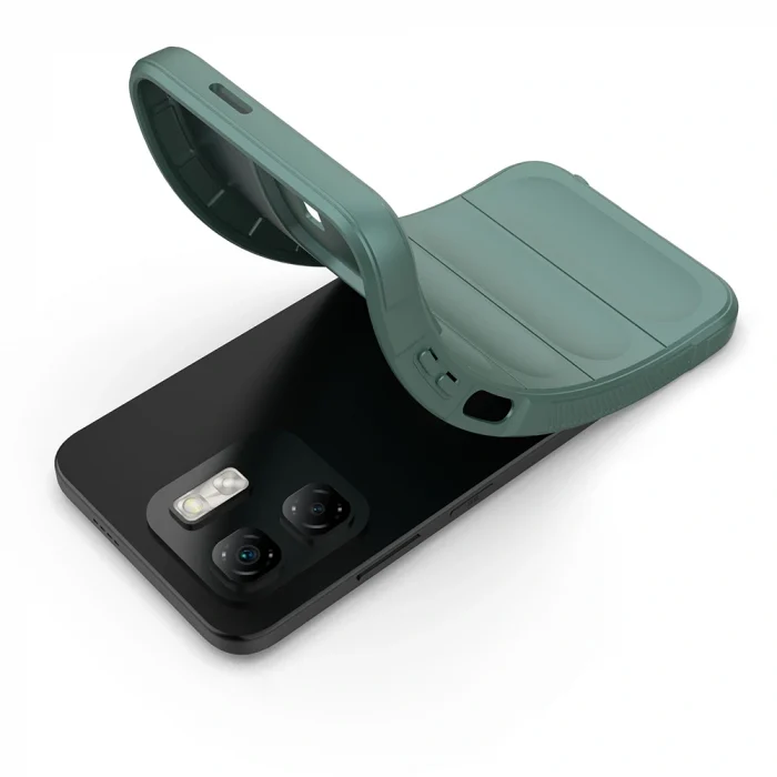 İnfinix Smart 9 Kılıf Esnek TPU Oyuklu Arka Yüzey Tasarımlı Etnik Silikon Kapak