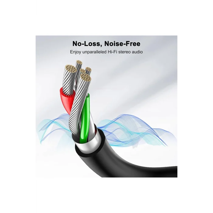 İphone 15 Pro Plus 16 Pro Max 17 Air Uyumlu Aux Type-c Aux Uyumlu Tak Çalıştır Bluetooth Gerektirmez