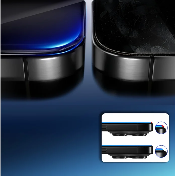 iPhone 16 Pro Max Uyumlu 5D Privacy Hayalet Cam Ekran Koruyucu