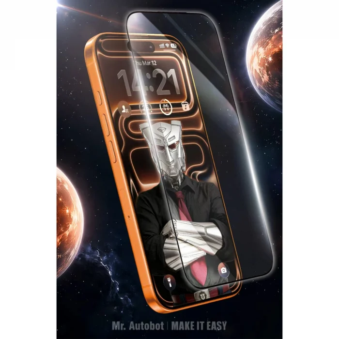 iPhone 17 Pro Max/18 Pro Max Sapphire Plus Cam Ekran Koruyucu - Şeffaf