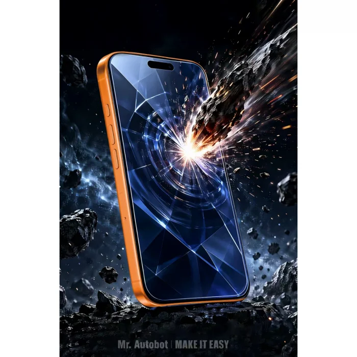 iPhone 17 Pro Max/18 Pro Max Sapphire Plus Cam Ekran Koruyucu - Şeffaf