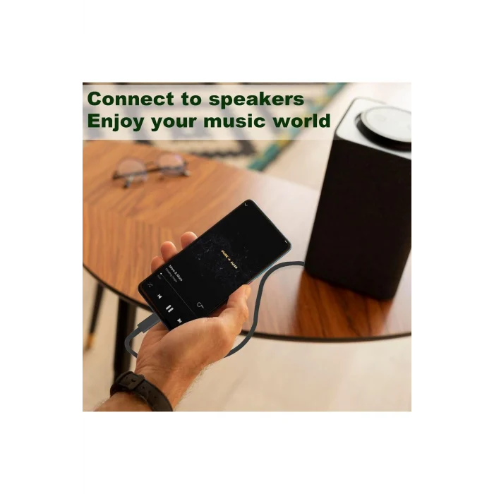 iPhone 6S/7/8 Plus/XS/11/12/13 Mini/14 Pro Max Uyumlu Aux Kablosu Lightning To 3.5mm Jack Çevirici