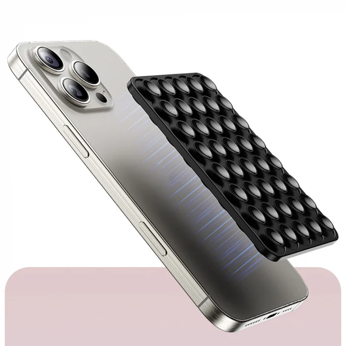 Kare Öpücüklü 01 Silikon Telefon Tutucu